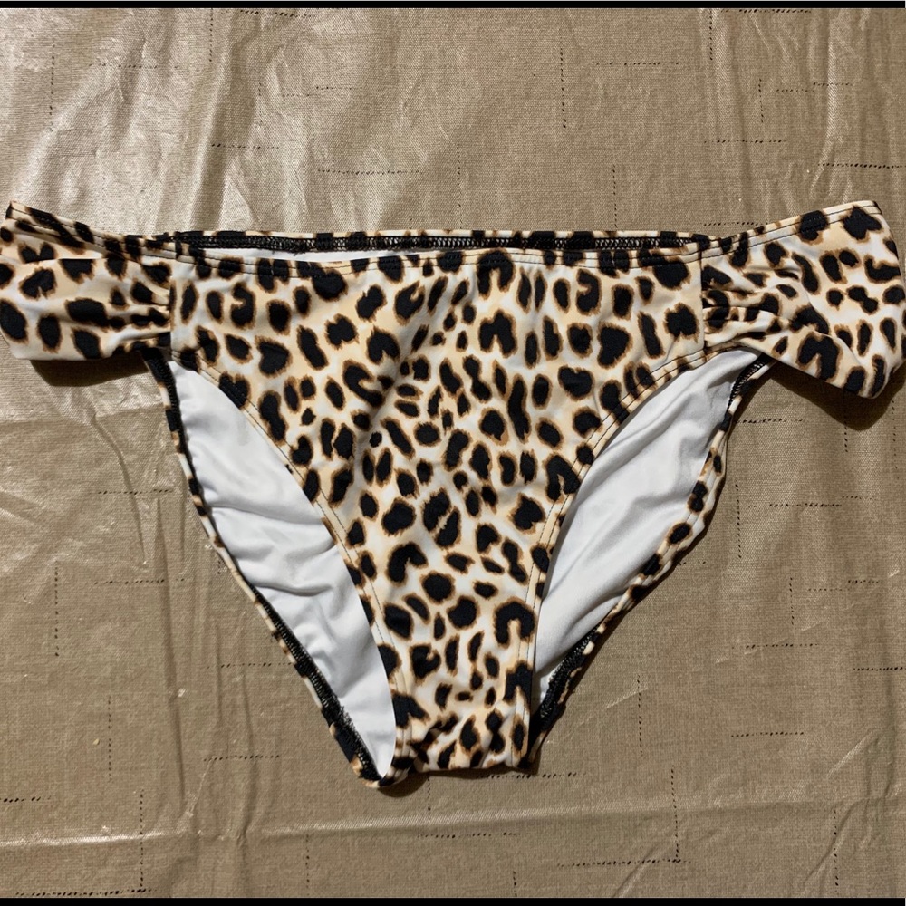 VS PINK Leopard Swim Bottoms